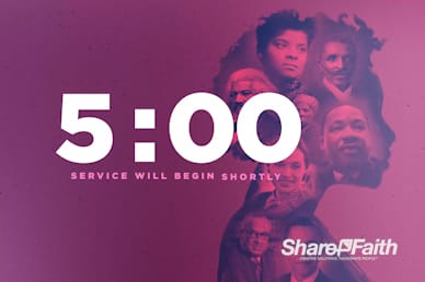 Black History Month Church Service Countdown Video