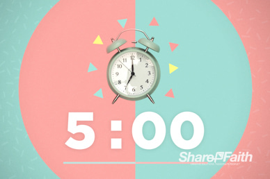 Spring Forward Alarm Clock Countdown Video