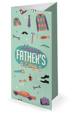 Manly Father's Day Church Trifold Bulletin Cover