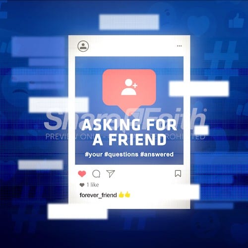 Asking For A Friend Sermon Social Media Graphic
