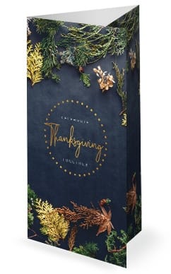 Celebrate Thanksgiving Together Church Trifold Bulletin