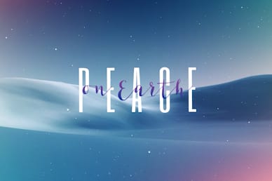 Peace On Earth Church Motion Graphic