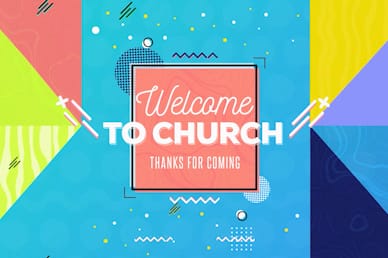Family Sunday Welcome Church Motion Graphic
