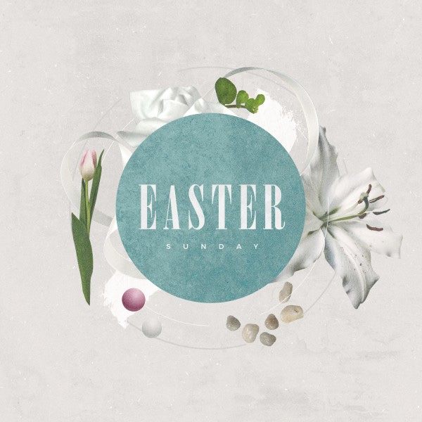 Easter Sunday Lily Social Media Graphic
