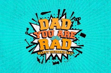 Rad Dad Father's Day Title Church Video