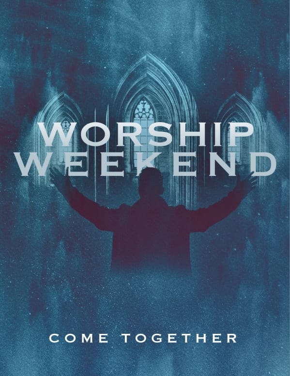 Worship Weekend Church Flyer