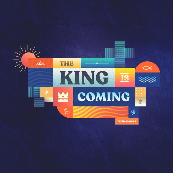 King Is Coming Social Media Graphic