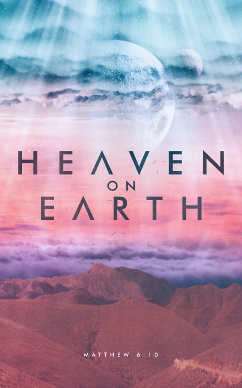 Heaven On Earth Church Bifold Bulletin