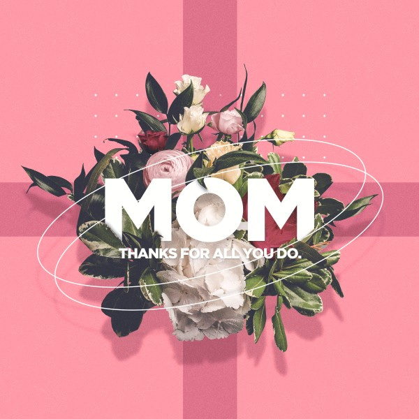 Mother's Day Pink Social Media Graphic