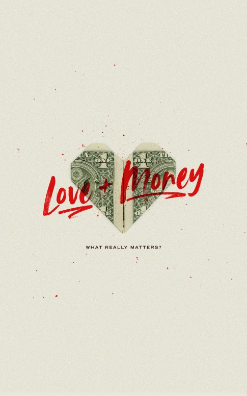 Love And Money Church Bifold Bulletin