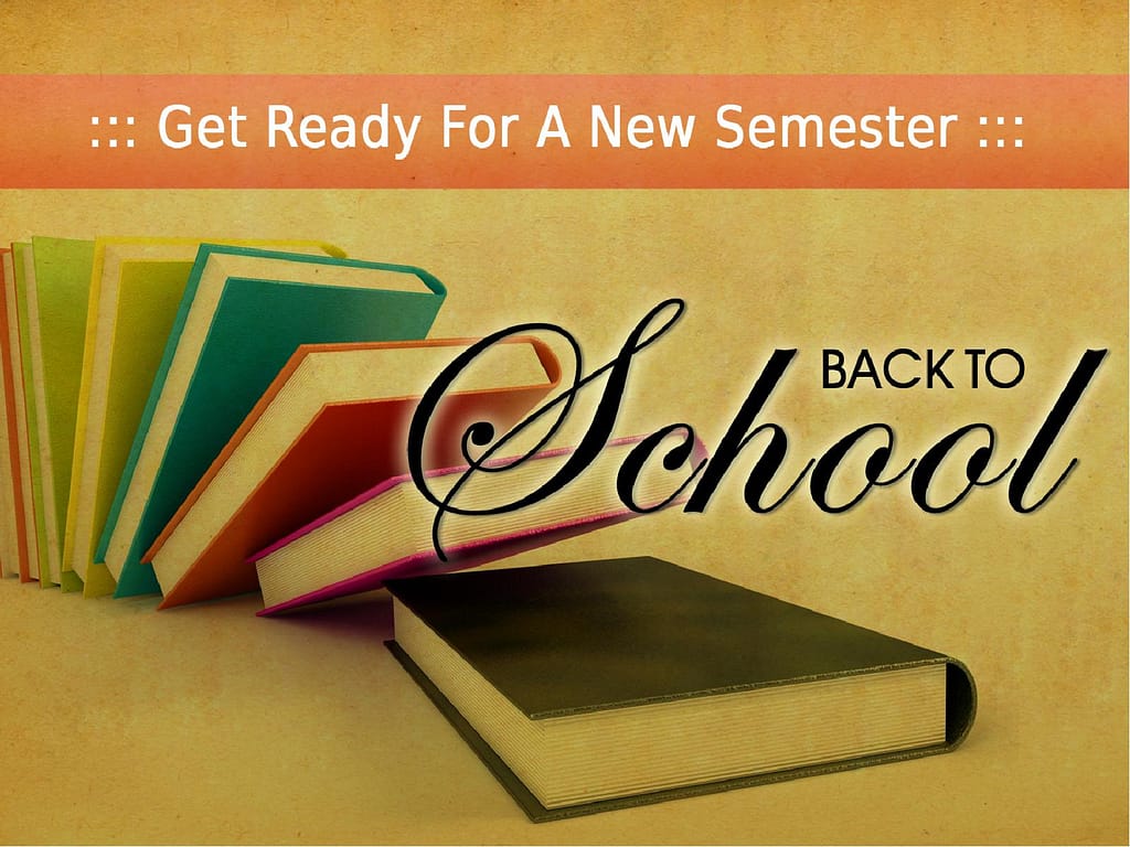 Back To School Books PowerPoint