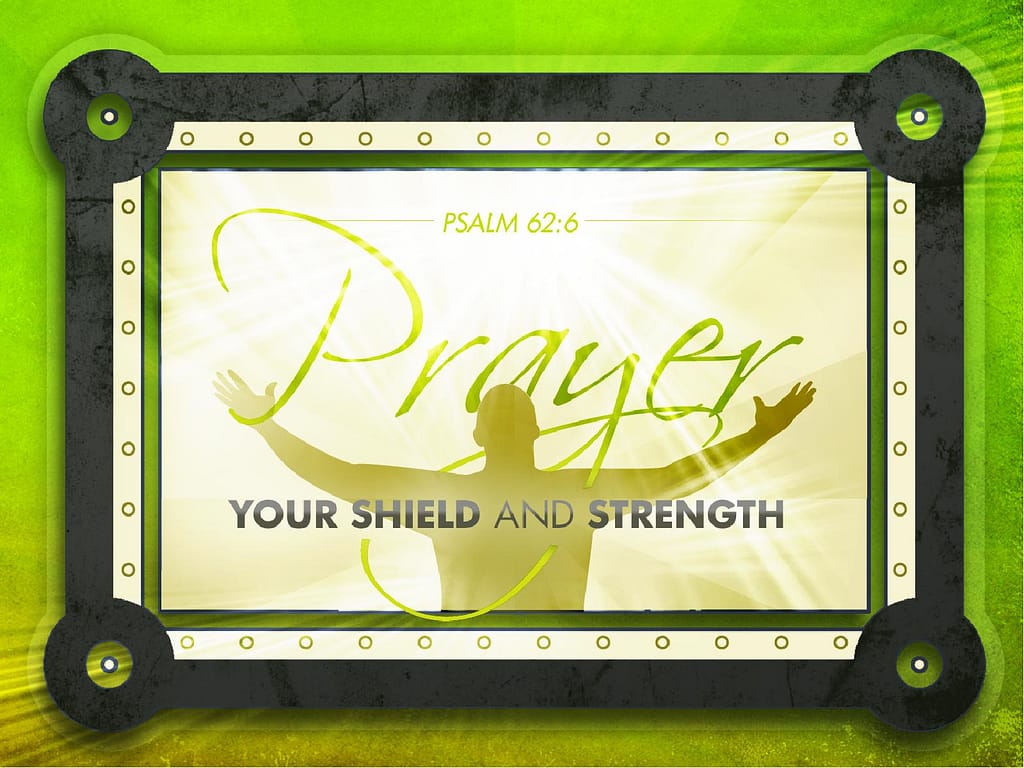 Prayer Shield PowerPoint Template