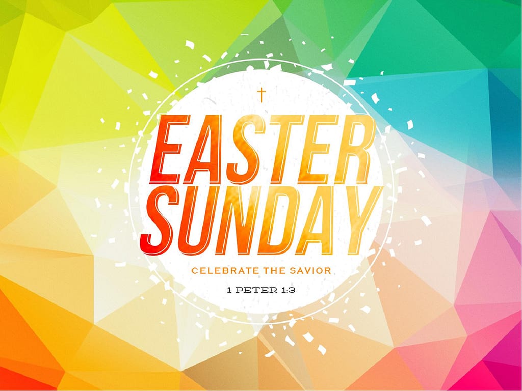 Easter Sunday Service Presentation Template