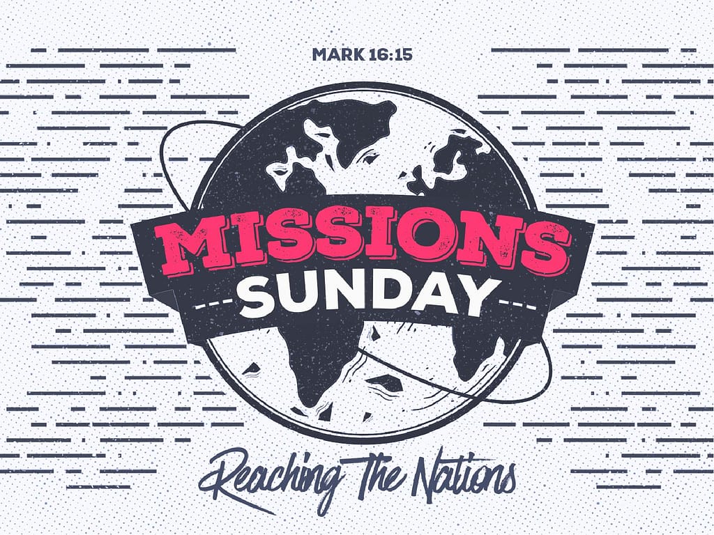 Missions Sunday Church Service Graphic
