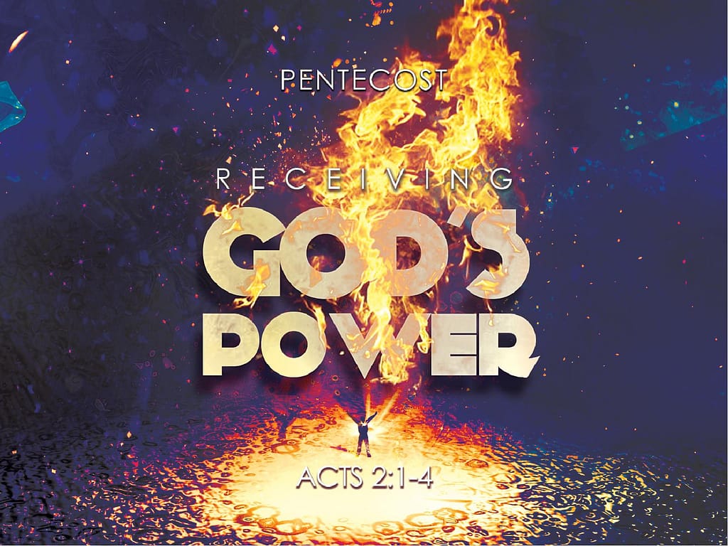 Pentecost Holy Spirit Fire Sermon Graphics