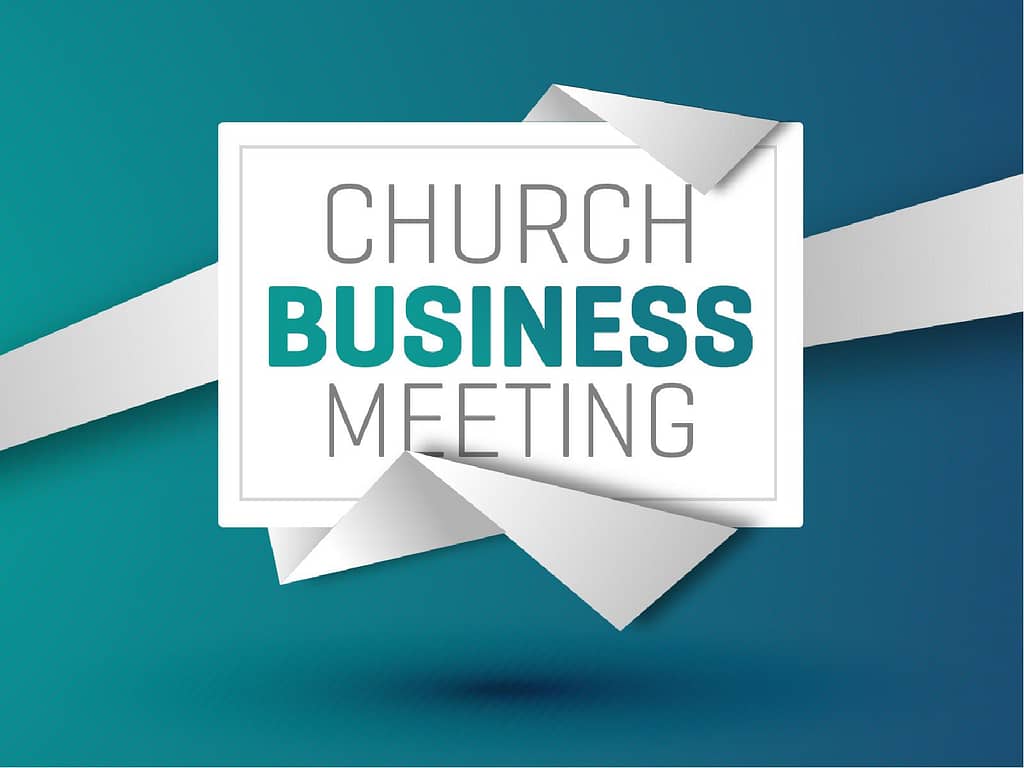 Church Business Meeting Christian PowerPoint