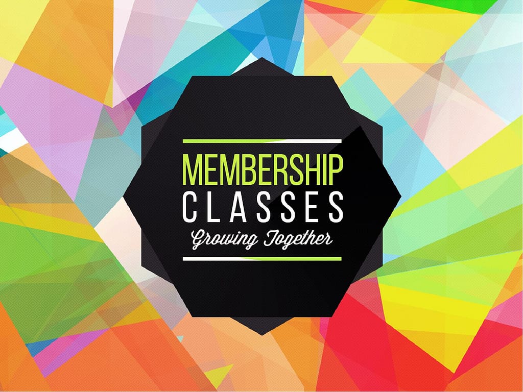 Membership Classes Church PowerPoint
