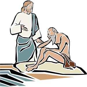 Jesus Heals the Blind Man by Bethsaida Pool