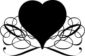 Flourishing Heart Valentines Day Clip Art
