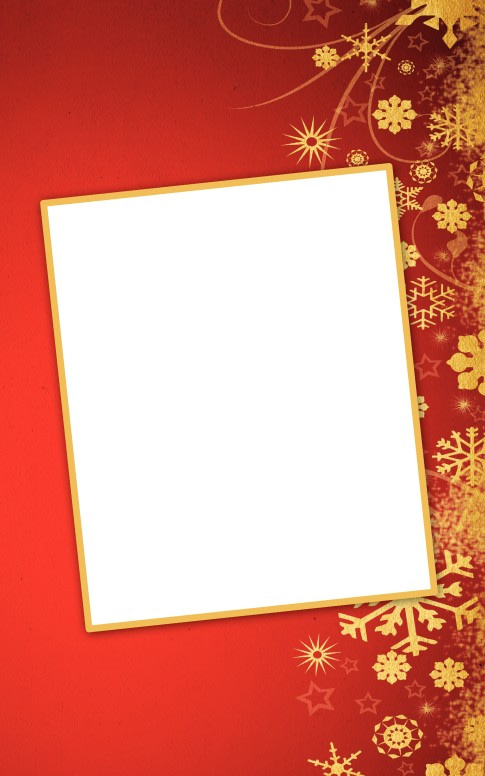 Snowflakes Christmas Bulletin Cover