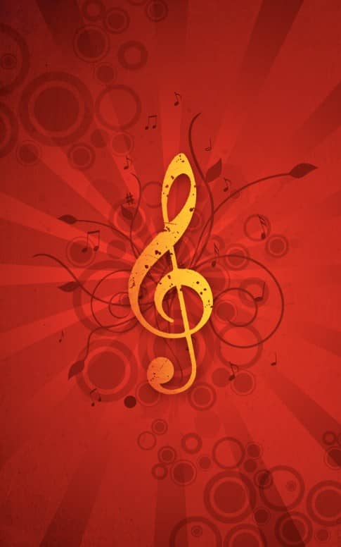 Music Hymns Bulletin Cover