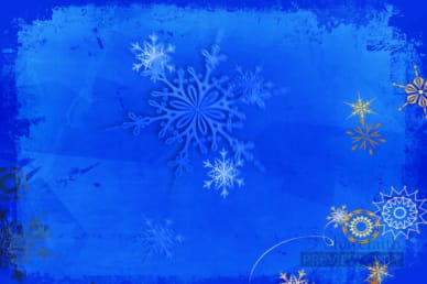Snowflakes on Blue Worship Video Background Loop