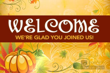 Thanksgiving Celebration Welcome Video Loop