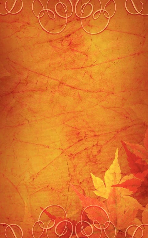 Thanksgiving Colors Church Bulletin Cover