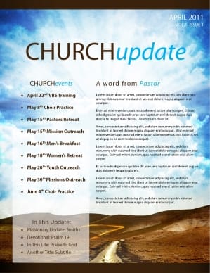 Pathway Church Newsletter Template