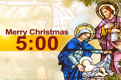 Nativity Christmas Countdown Video
