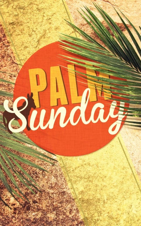 Palm Sunday Church Program Cover