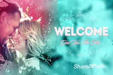 Splash of Love Mother's Day Welcome Video Background