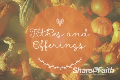 Harvest Party Religious Tithes and Offerings Video Background
