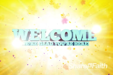 Kids Church Ministry Welcome Background Video