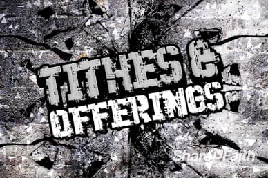 Stand Firm Christian Tithes and Offerings Motion Video