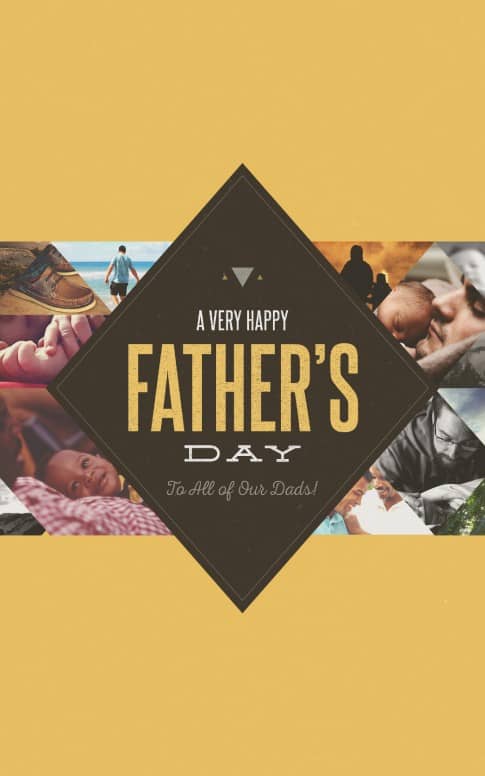 Happy Father's Day All Dads Christian Bulletin