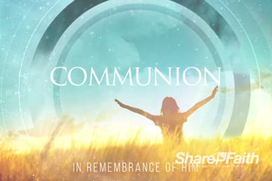 We Give You Thanks Christian Communion Video Background