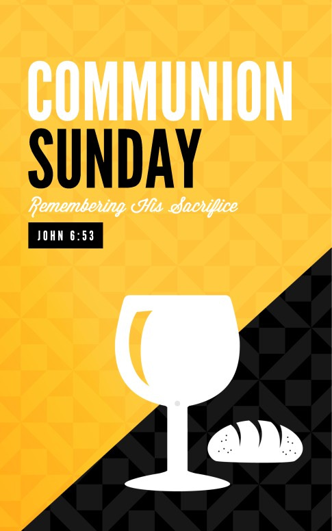 Communion Sunday Remember Ministry Bulletin