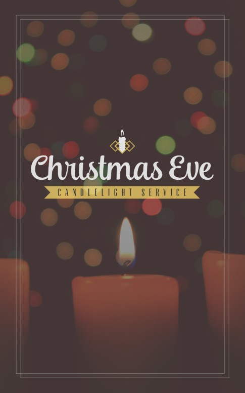 Christmas Eve Candlelight Service Ministry Bulletin