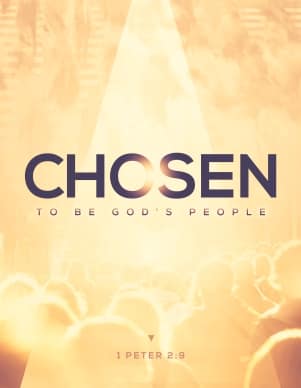 Chosen to Be God's People Church Flyer