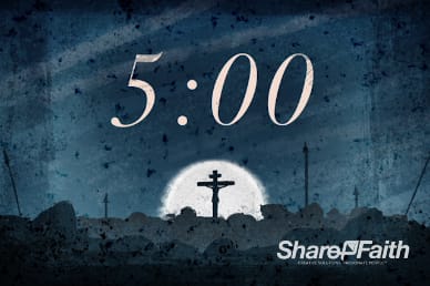 Good Friday Crucifixion Countdown Timer Video