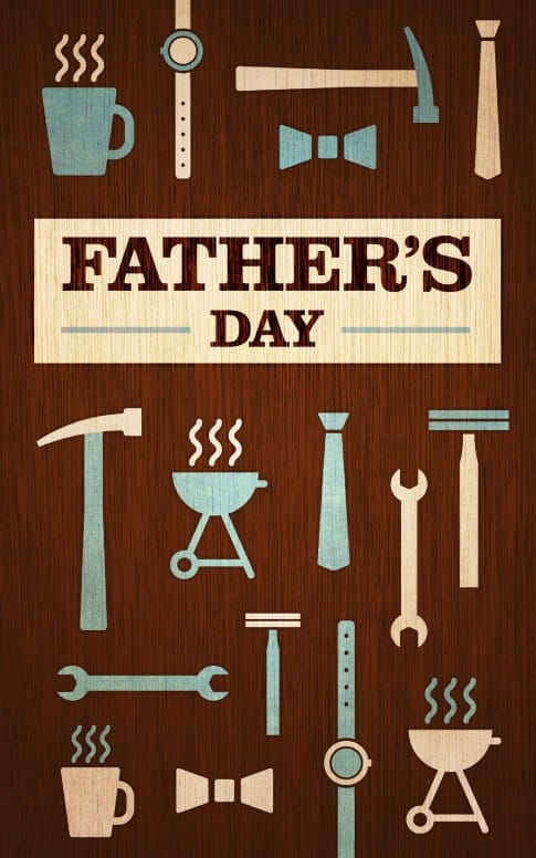Father's Day Tools and Gear Church Bulletin