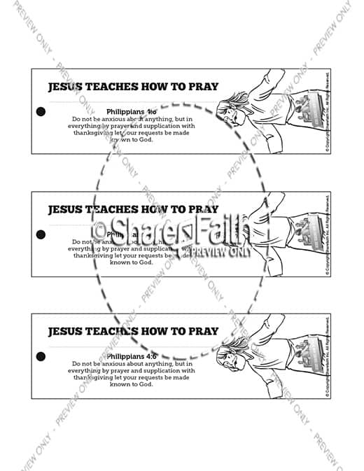 The Lord's Prayer Bible Bookmarks