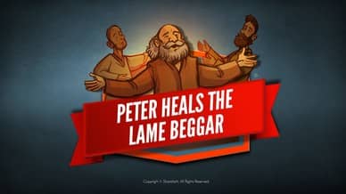 Acts 3 Peter Heals the Lame Man Bible Video For Kids