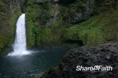 Gorge Waterfall Motion Background