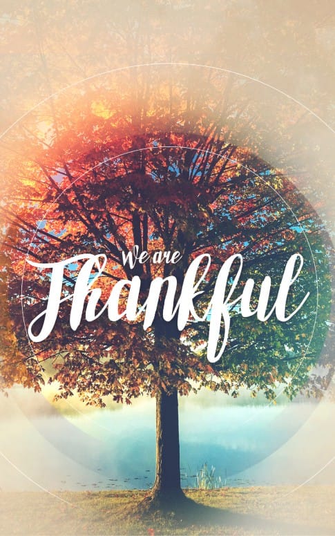 We Are Thankful Fall Bulletin