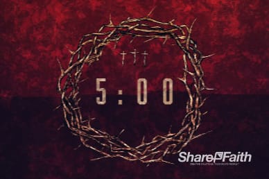 Good Friday Cross and Crown Countdown Video