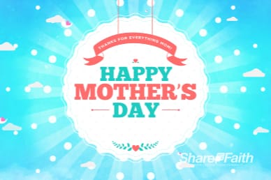 Happy Mother's Day Spring Motion Graphic