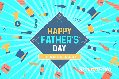 Happy Father's Day Church Motion Graphic