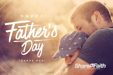 A Father's Love Father's Day Motion Graphic